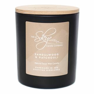Illatgyertya SANDALWOOD & PATCHOULI, égési idő 45 óra, Isle of Skye Candle Company