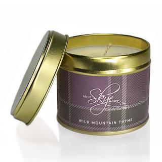 Illatgyertya WILD MOUNTAIN THYME, égési idő 45 óra, utazási csomag, Isle of Skye Candle Company