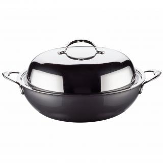 Indukciós wok NANOBOND TITANIUM 36 cm, 4,7 l, rozsdamentes acél, Hestan