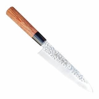 Japán kés GYUTO/CHEF KANETSUN E TSUCHIME 18 cm, barna, Dellinger