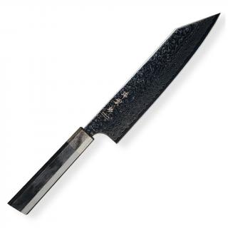 Japán kés GYUTOU KANETSUGU ZUIUN KIWAMI 21 cm, fekete, Dellinger