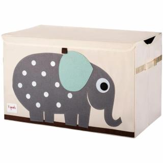 Játéktároló doboz ELEPHANT 61 cm, bézs, 3 Sprouts