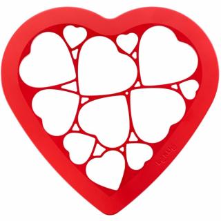 Kekszkivágó HEART 25 cm, piros, Lékué