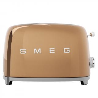 Kenyérpirító 50'S STYLE TSF01RGEU, rose gold, Smeg