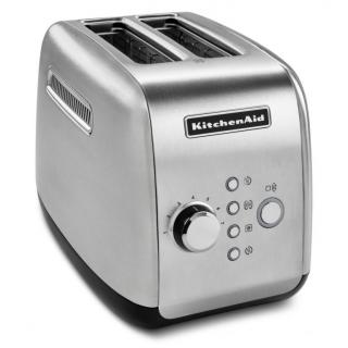 Kenyérpirító 5KMT221ESX, 2 szeletes, rozsdamentes acél, KitchenAid