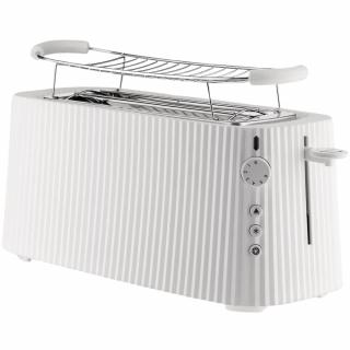 Kenyérpirító PLISSÉ XXL 46 cm, fehér, műanyag, Alessi