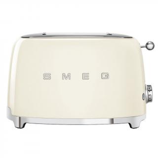 Kenyérpirító TSF01CREU, 2 szelet, krém, Smeg