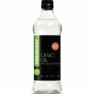 Kókuszolaj C8 MCT 500 ml, Powerlogy