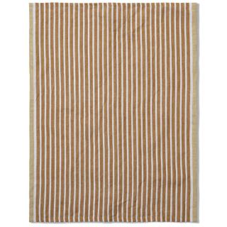 Konyharuha HALE 50 x 70 cm, barna / ezüst, pamut / len, kemény LIVING
