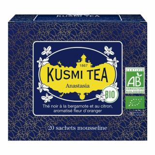 Kusmi Tea fekete tea ANASTASIA, 20 muszlin teafilter