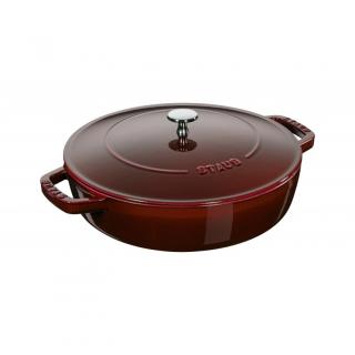 Lábas 28 cm, öntöttvas, grenadine, Staub