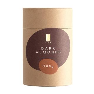 Mandula étcsokoládéban DARK ALMONDS 200 g, LYRA