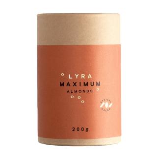 Mandula nugátban és karamell csokoládéban MAXIMUM 200 g, LYRA