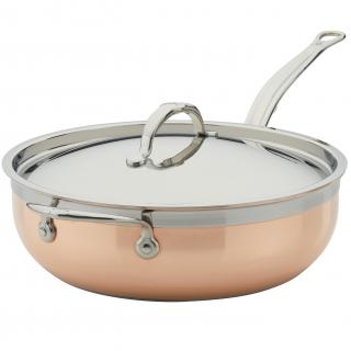 Mély serpenyő COPPERBOND 28 cm, 4,7 l, réz, Hestan