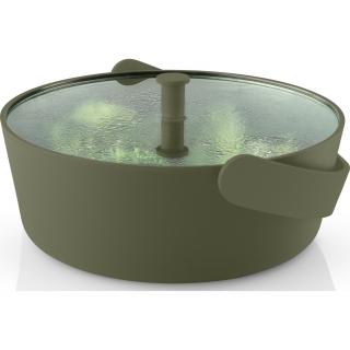 Mikrohullámú pároló GREEN TOOL 2 l, zöld, üveg/műanyag, Eva Solo