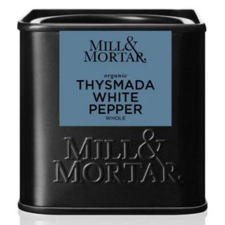 Mill & Mortar THYSMADA bio fehér bors, 50 g, egész