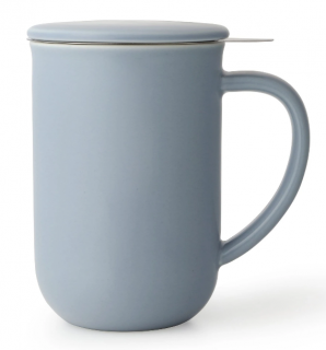 MINIMA Viva Scandinavia tea bögre tea infúziós adagolóval és fedéllel, 500 ml, kék
