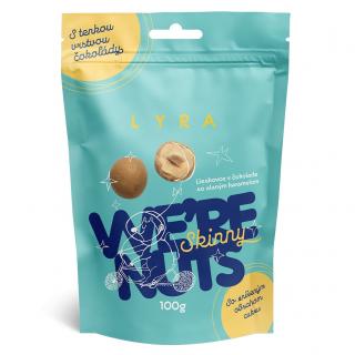 Mogyoró csokoládéban és sós karamellben WE´RE NUTS 100 g, LYRA