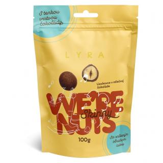 Mogyoró tejcsokoládéban WE´RE NUTS 100 g, LYRA
