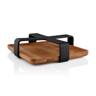 NORDIC KITCHEN Eva Solo szalvétatartó, 19 x 5 cm, fekete, műanyag/bambusz