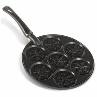 Nordic Ware tarkedlisütő, 26 cm, hópelyhek, alumínium