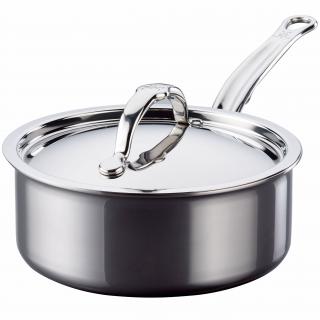 Nyeles lábas NANOBOND TITANIUM 18 cm, 1,9 l, rozsdamentes acél, Hestan
