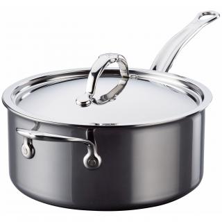 Nyeles lábas NANOBOND TITANIUM 22 cm, 3,8 l, rozsdamentes acél, Hestan