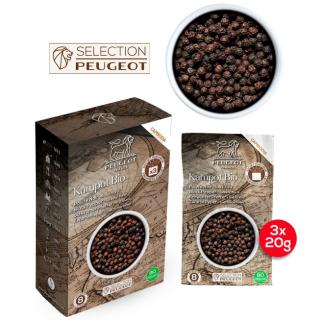 Peugeot KAMPOT bio fekete bors, 3 x 20 g