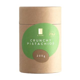 Pisztácia tejcsokoládéban CRUNCHY PISTACHIOS 200 g, LYRA