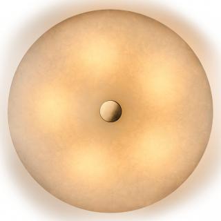 Plafond lámpatest MAGMA 42 cm, fehér, üveg, Tala