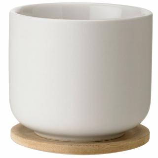 Poháralátét nélküli THEO 200 ml bögre, homok, Stelton