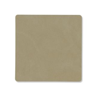 Poháralátét SQUARE NUPO 10 x 10 cm, gyógynövénypor, bőr, LIND DNA