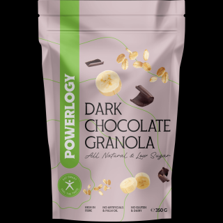 Powerlogy granola, 350 g, étcsokoládé