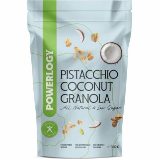 Powerlogy granola, 350 g, pisztácia és kókusz