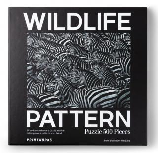 Puzzle Vadon Minták - Zebra Printworks 500 puzzle darabokat