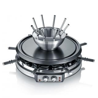 Raclette grill és fondü készlet 2in1 RG 2348 Severin ezüst