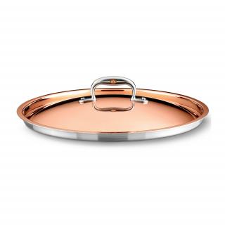 Ruffoni CON CLASSE üveg fedél, 18 cm, réz