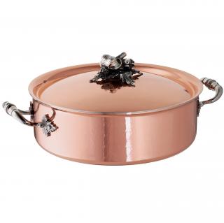 Ruffoni OPUS CUPRA alacsony lábas, 26 cm, réz