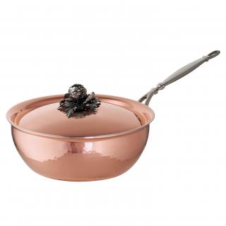 Ruffoni OPUS CUPRA mély serpenyő, 24 cm, réz