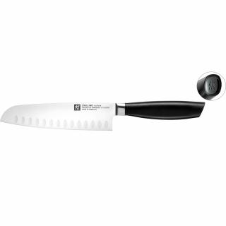 Santoku kés ALL * STAR 18 cm, fekete logó, Zwilling