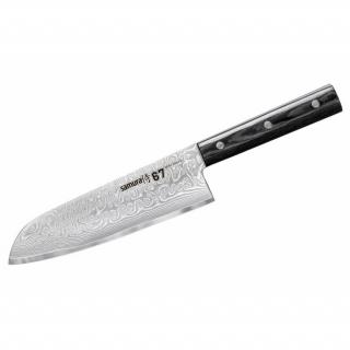 Santoku kés DAMASCUS 67 17,5 cm, Samura