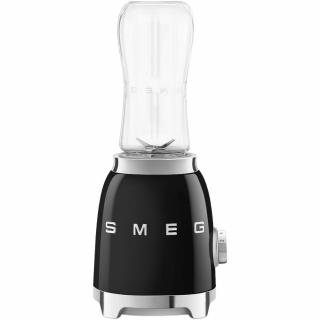 Smoothie mixer 50'S PBF01BLEU stílusú, fekete, Smeg