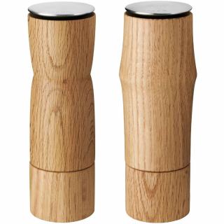 Só- és borsőrlő készlet STORM, szett 2, barna, fa, Stelton