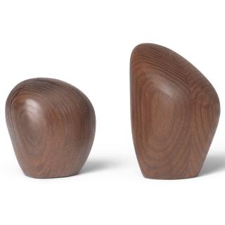 Só- és borsszóró készlet CAIRN, 2 db szett, sötét barna, fa, kemény LIVING