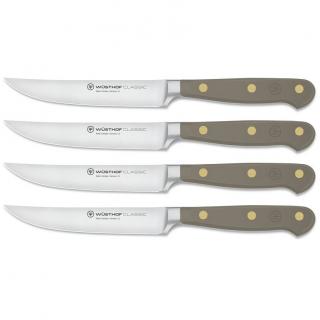 Steak kés CLASSIC COLOUR, szett 4 darab, 12 cm, bársonyos osztriga, Wüsthof