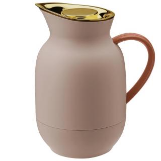 Stelton AMPHORA vákuumkanna, 1 l, 24 cm-es, barackszínű, műanyag