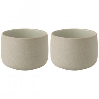 Stelton EMMA csésze, 150 ml, 2 db-os szett, szürke, kőedény