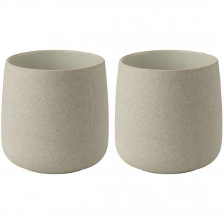 Stelton EMMA csésze, 220 ml, 2 db-os szett, szürke, kőedény