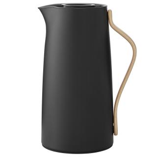 Stelton EMMA vákuumkanna, 1,2 l, kávéhoz, puha fekete, rozsdamentes acél