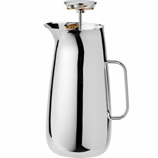 Stelton NORMAN FOSTER French press kávéfőző, 1 l, ezüst, rozsdamentes acél